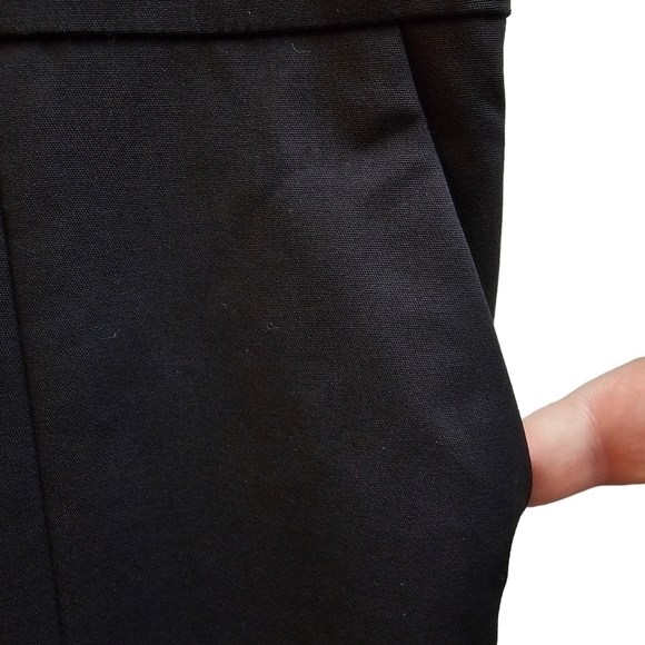 Lafayette 148 New York Black Dress with Full Front Zipper, LBD, Size Medium - Picture 6 of 10